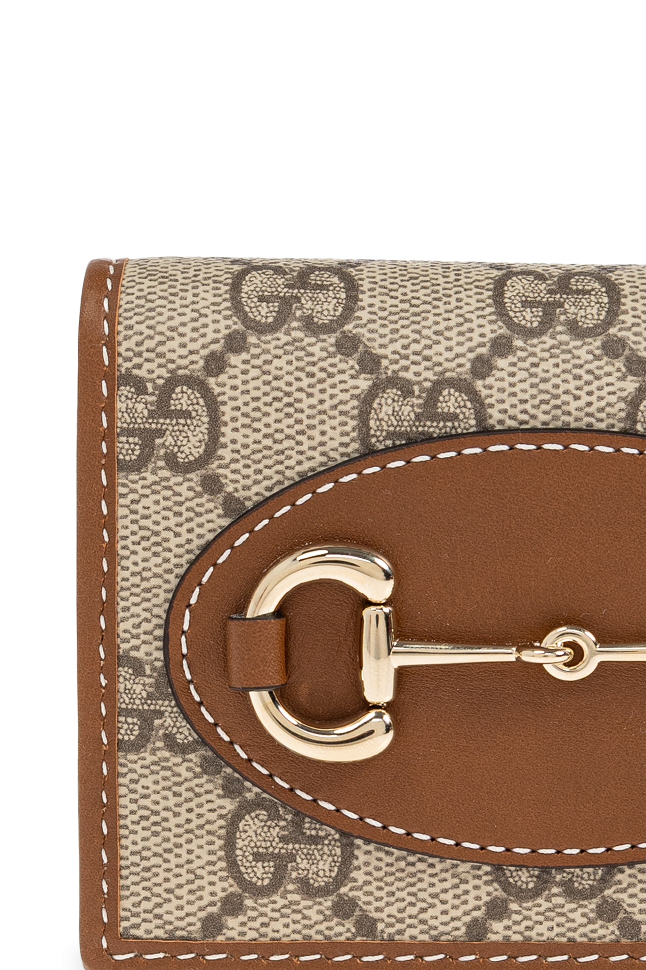 24PF new/GUCCI ホースビット1955GGウォレット Wallet Beige グッチ ホースビット 1955〕カードケース ウォレットベージュ